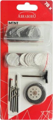 ABRABOR MINI-TOOL 78 részes vegyes csiszolókészlet