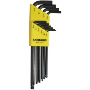  BONDHUS Imbuszkulcs készlet 1/16-1/4" 10 részes