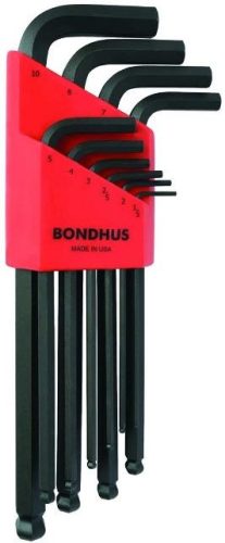BONDHUS Imbuszkulcs készlet 1,5-10 mm 10 részes 