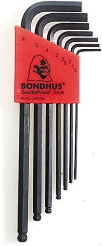 BONDHUS Imbuszkulcs készlet 1,5-6 mm 7 részes 