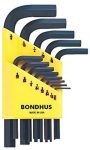 BONDHUS Imbuszkulcs készlet 0,050-3/8" 13 részes 
