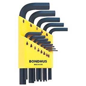 BONDHUS Imbuszkulcs készlet 0,050-3/8" 13 részes 