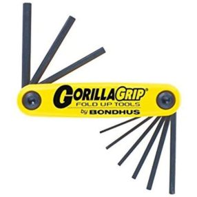   BONDHUS Imbuszkulcs készlet 3/16-3/8" 5 részes GorillaGrip