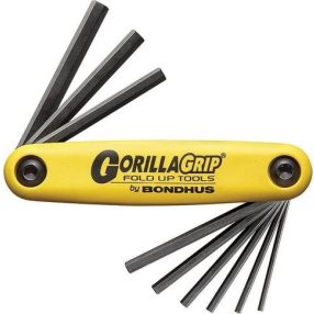   BONDHUS Imbuszkulcs készlet 5/64-1/4" 9 részes GorillaGrip