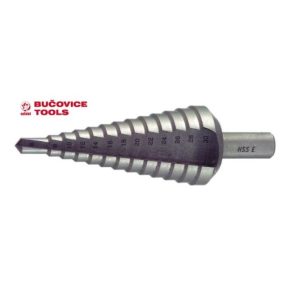 Lépcsős lemezfúró  4-12 mm HSS 5 lépcső BUCOVICE TOOLS
