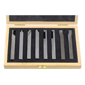 HSS esztergakés készlet,  8x8 mm 8 részes PTK