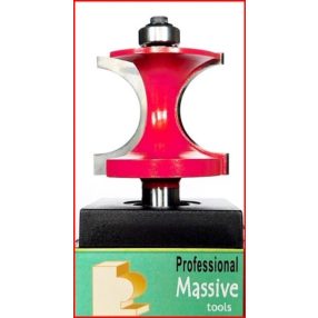 MASSIVE Félkörmaró R=9,5 mm  32x29x12 mm