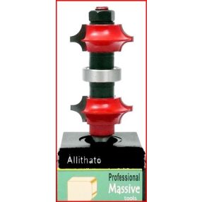   MASSIVE Állítható, dupla stábmaró R1=6,35 R2=4,8 35x105 mm