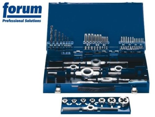 FORUM Kézi menetfúró-metsző-magfúró klt. M3-M12 HSS