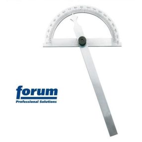FORUM Szögmérő, íves  80x120 mm
