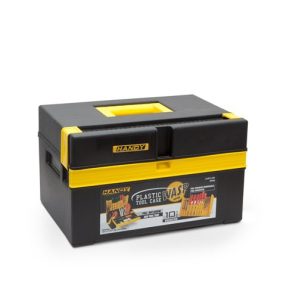 Műanyag szerszámosláda, kicsi - 380x220x270 mm