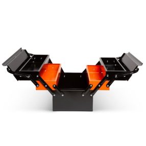 Fém szerszámosláda, szétnyitható