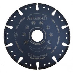 Gyémántsz. vágókorong 125x1,5x22,23 mm ABRABORO No.18 