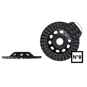 Gyémántsz. csiszoló 125x22,23 mm No.8