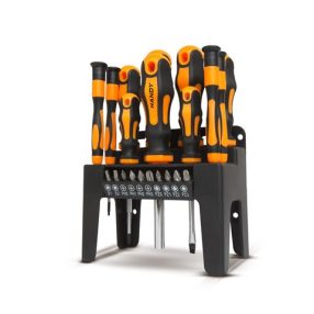 Csavarhúzó készlet tárolóval - 22 részes HANDY