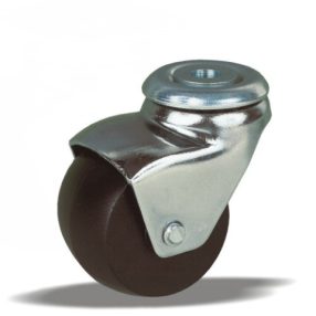 LIV Bútorgörgő, lyukas, fekete  45 mm