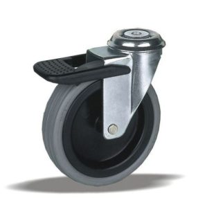 LIV Bútorgörgő, PP gumi felűlet fékes 75 mm