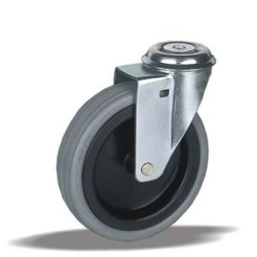 LIV Bútorgörgő, lyukas, szürke  50 mm