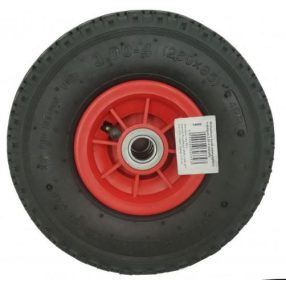 Molnárkocsi kerék, műanyag felnis, csapágyas 3.00-4