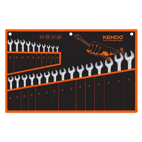 KENDO Csillag-villáskulcs készlet  6-32 mm 25 r.