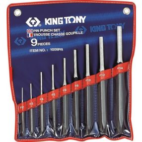 KING TONY Csapszegkiütő készlet 9 részes