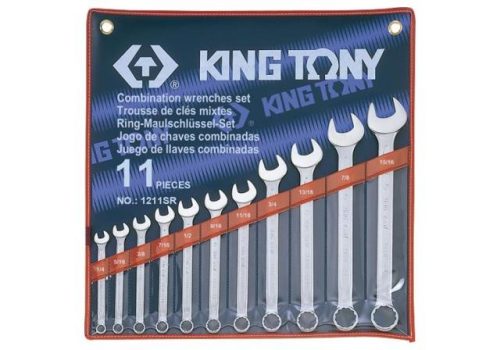 KING TONY Csillag-villáskulcs készlet 1/4"-15/16" 11 r.