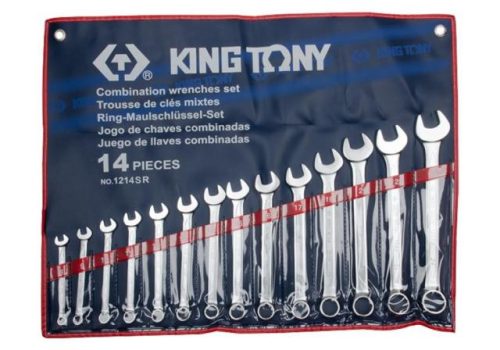KING TONY Csillag-villáskulcs készlet 5/16"- 1.1/4" 14 r.
