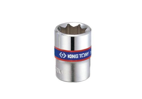 KING TONY Dugókulcs, 1/4", dupla négyszög 10 mm