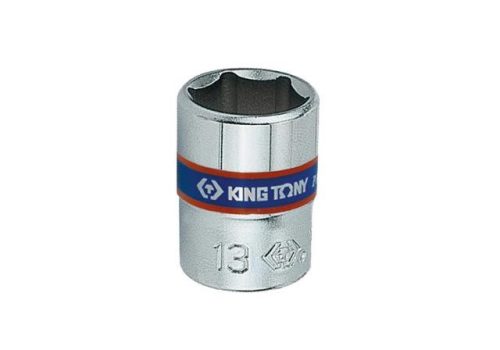 KING TONY Dugókulcs, 1/4", 6 szög, 12  mm