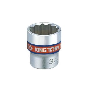 KING TONY Dugókulcs, 3/8", 12 szög,  1"
