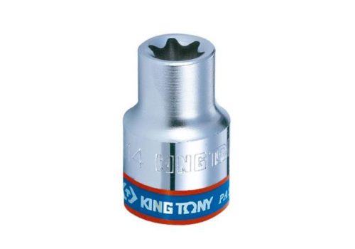 KING TONY Dugókulcs, 3/8", TORX-E, E 4