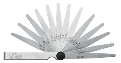 Hézagmérő készlet, 100 mm, 0,05-1,0 mm, precíziós FORUM