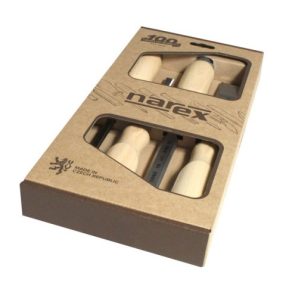NAREX asztalosvéső készlet fa nyéllel 4r. 6-26 mm