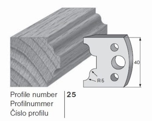 PILANA Profilkés és Fogásvastagsághatároló 25