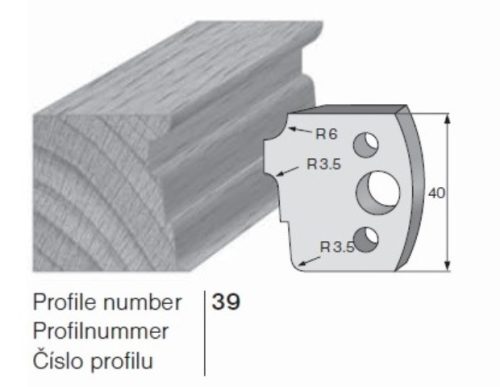 PILANA Profilkés és Fogásvastagsághatároló 39
