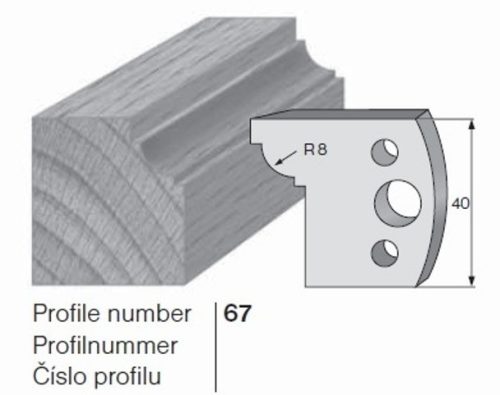 PILANA Profilkés és Fogásvastagsághatároló 67