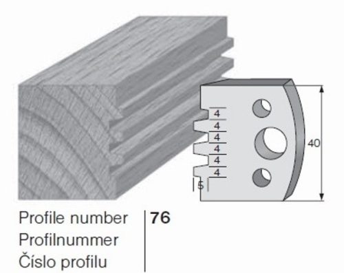PILANA Profilkés és Fogásvastagsághatároló 76
