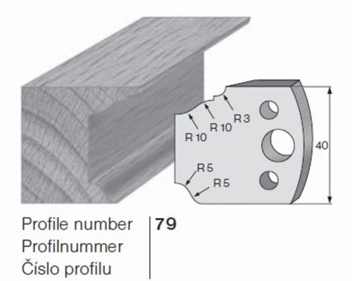PILANA Profilkés és Fogásvastagsághatároló 79