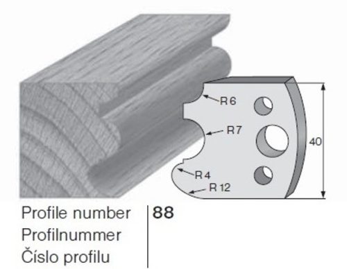 PILANA Profilkés és Fogásvastagsághatároló 88