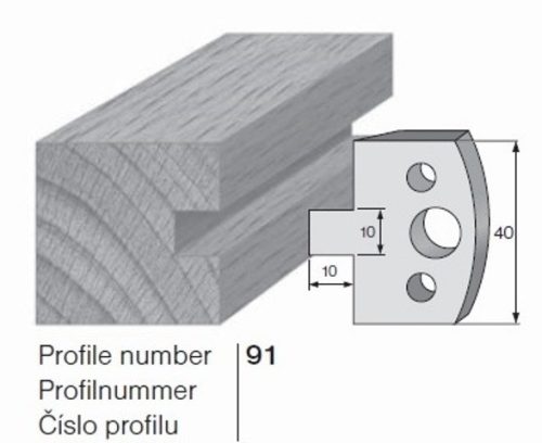 PILANA Profilkés és Fogásvastagsághatároló 91