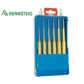   RENNSTEIG Csapszegkiütő klt. 6 részes, műanyag kazettában