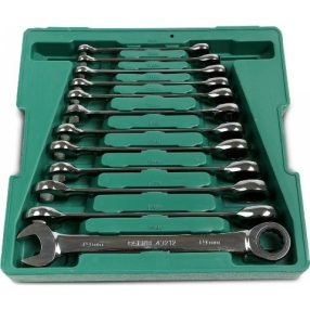 SATA Racsnis csillag-villáskulcs klt. 8-19 mm 12 részes