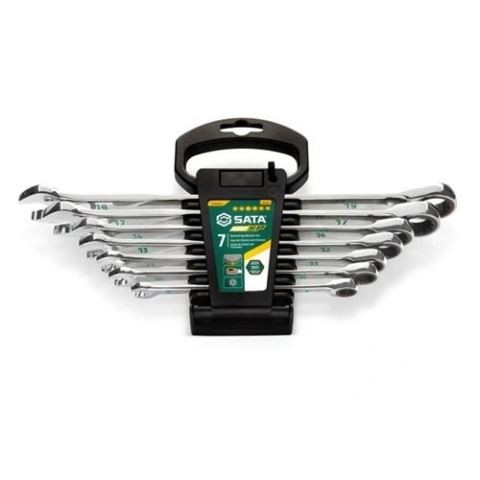 SATA Racsnis csillag-villáskulcs klt. 8-19 mm  7 részes