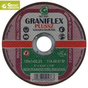 Vágókorong INOX, egyenes, 115x1,0 mm GRÁNIT
