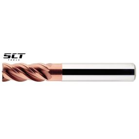 SCT Keményfém 4 élű maró, 40-42°, AICr, hengeres