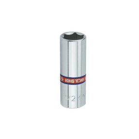 KING TONY dugókulcs 1/4", colos,  hosszú, 6 szög