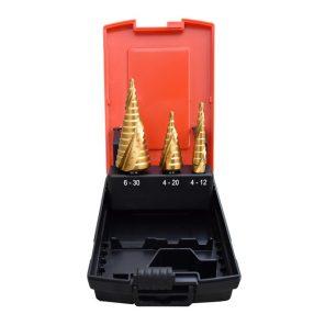 ABRABORO lépcsős lemezfúró készlet